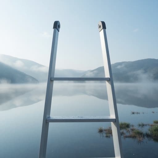 静かな湖の朝霧 - 무료 다운로드 가능한 自然の風景