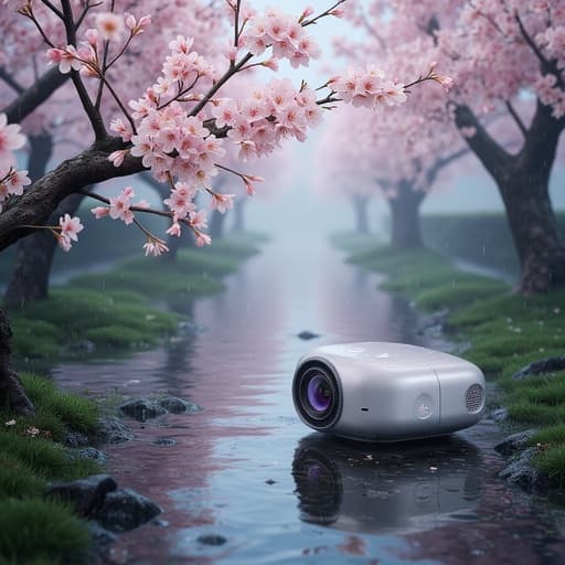 春の桜の道 - 무료 다운로드 가능한 自然