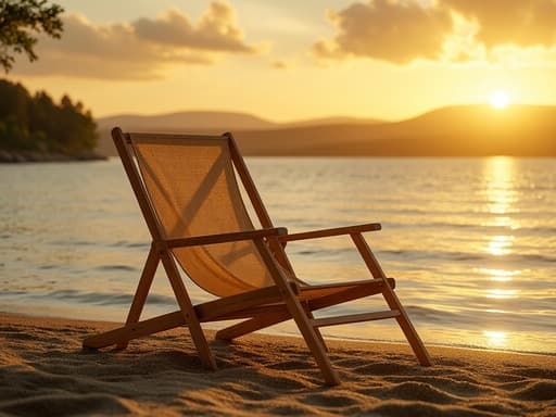 湖の黄金の夕日 - 무료 다운로드 가능한 自然風景