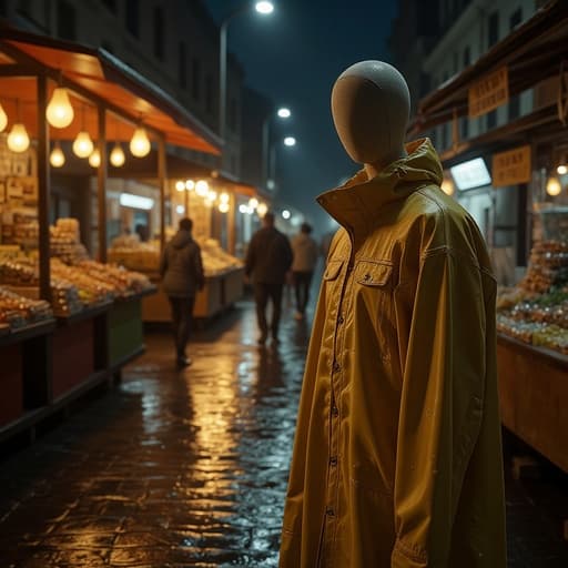 夜の屋外市場 - 무료 다운로드 가능한 都市の風景