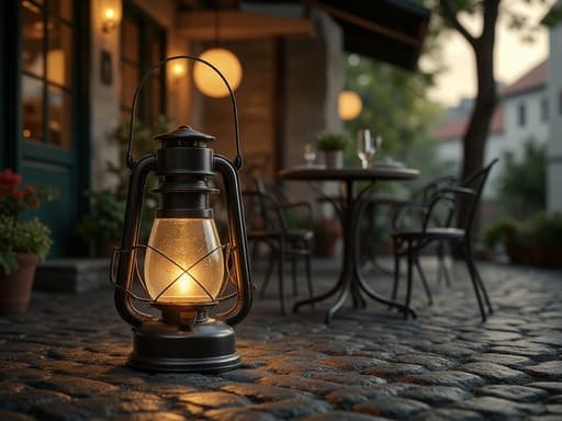 French Café Terrace - 무료 다운로드 가능한 Outdoor Setting