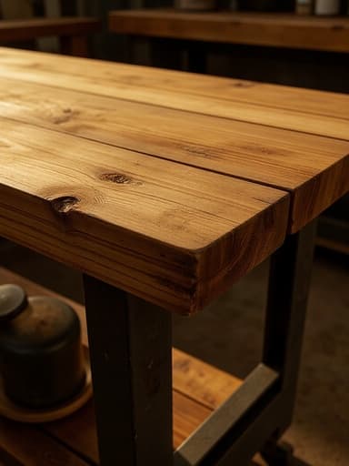 黄金の夕日下の作業台 - 무료 다운로드 가능한 インテリア