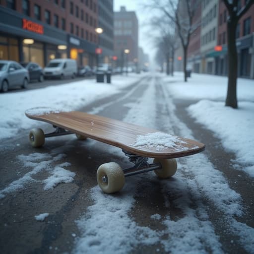 雪の街の通り - 무료 다운로드 가능한 都市の背景