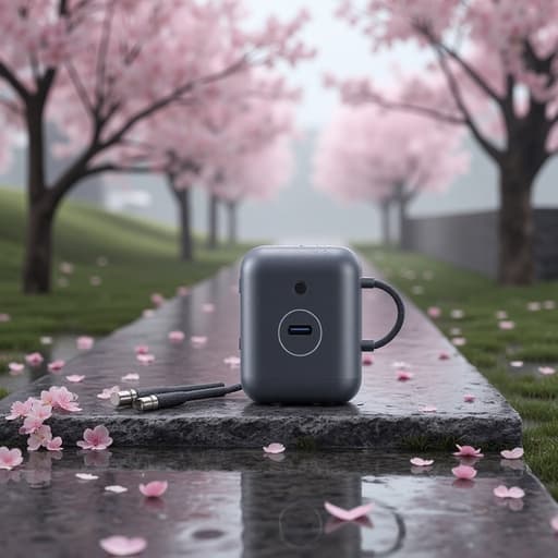 桜の花びらと雨滴がある古いコンクリート道 - 무료 다운로드 가능한 自然風景