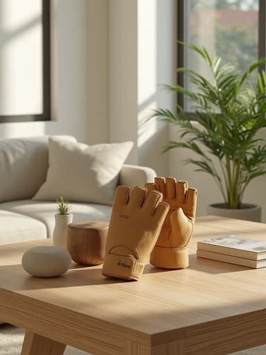 Scandinavian-style Living Room - 무료 다운로드 가능한 Interior Design