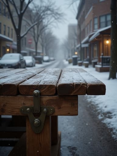 Snow-Covered Winter Street - 무료 다운로드 가능한 Street