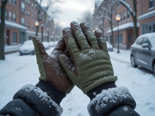 雪の冬の通り - 무료 다운로드 가능한 都市の通り
