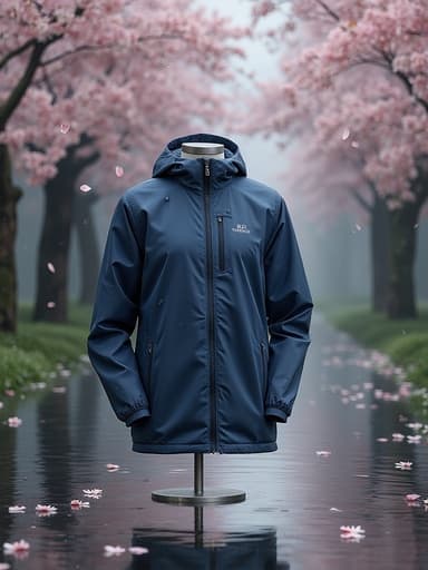 霧の桜通り - 무료 다운로드 가능한 自然風景