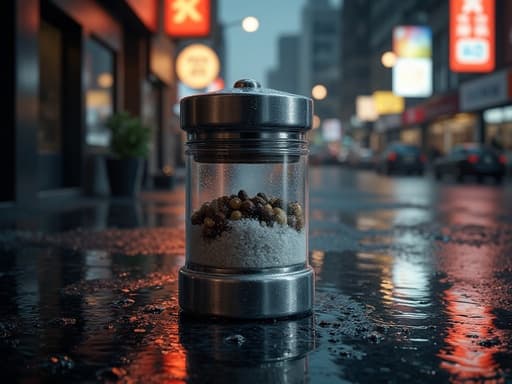 薄暗い街の通り - 무료 다운로드 가능한 都市背景