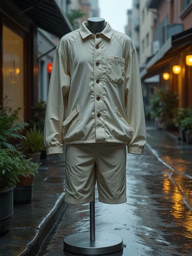 雨の街の通り - 무료 다운로드 가능한 都市の背景