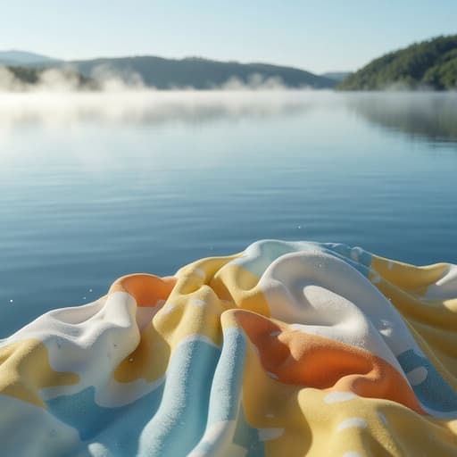 静かな湖畔の朝 - 무료 다운로드 가능한 自然風景