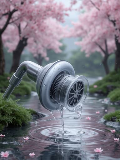 春の雨の濡れた石の道 - 무료 다운로드 가능한 自然環境