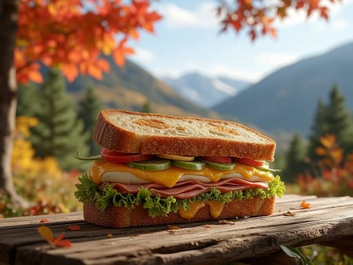 Autumn Mountain Backdrop - 무료 다운로드 가능한 Natural Scenery
