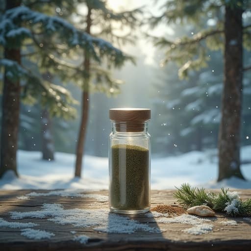 Snow-Covered Pine Forest - 무료 다운로드 가능한 Nature