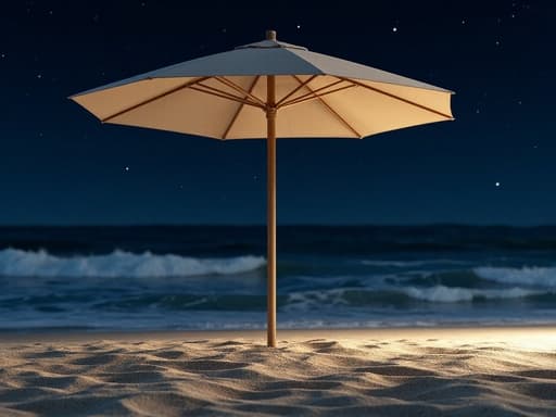 Night Beach with Twinkling Stars and Moonlight - 무료 다운로드 가능한 Beach
