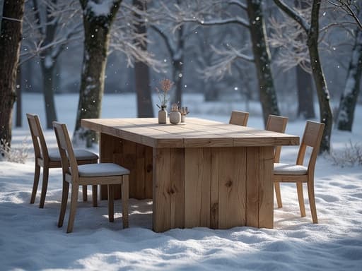 Snowfall in Winter Forest - 무료 다운로드 가능한 Natural Scenery