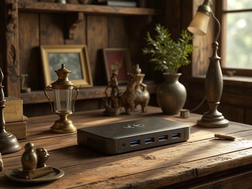 ヴィンテージ装飾のあるアンティーク木製テーブル - 무료 다운로드 가능한 ヴィンテージインテリア
