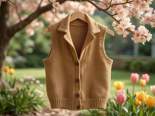 Garden with Cherry Blossoms and Tulips - 무료 다운로드 가능한 Garden