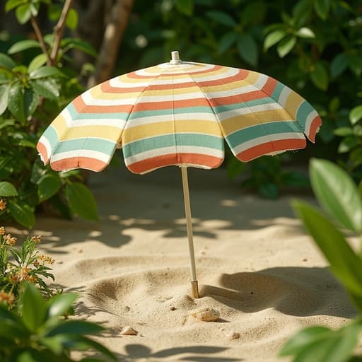 Lush Spring Beach Scene - 무료 다운로드 가능한 Natural Landscape