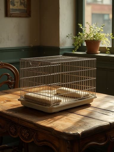 Vintage Café Table with Warm Natural Light - 무료 다운로드 가능한 Café Interior