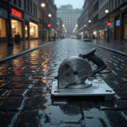 Rain-soaked City Street - 무료 다운로드 가능한 Urban Background