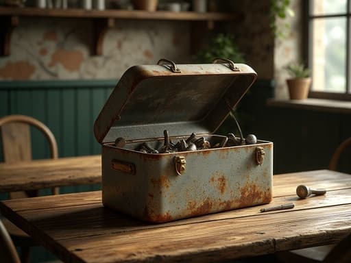 Vintage Café Table - 무료 다운로드 가능한 Interior