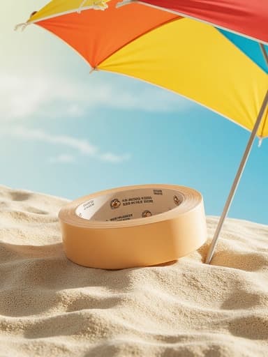 Sandy Beach with Beach Parasol - 무료 다운로드 가능한 Beach