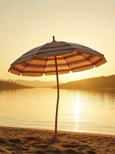 湖畔の黄金の夕焼け - 무료 다운로드 가능한 自然の風景