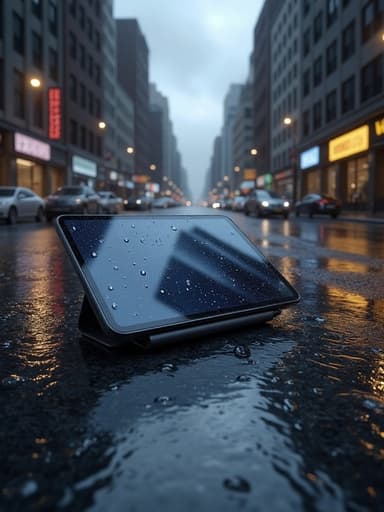 雨に濡れた都市の通り - 무료 다운로드 가능한 都市風景