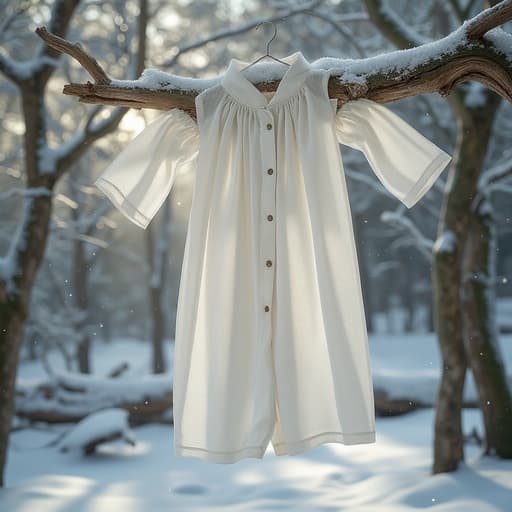 고요한 눈 덮인 숲 - 무료 다운로드 가능한 자연