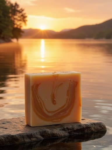 Golden Sunset Lake - 무료 다운로드 가능한 Natural Landscape
