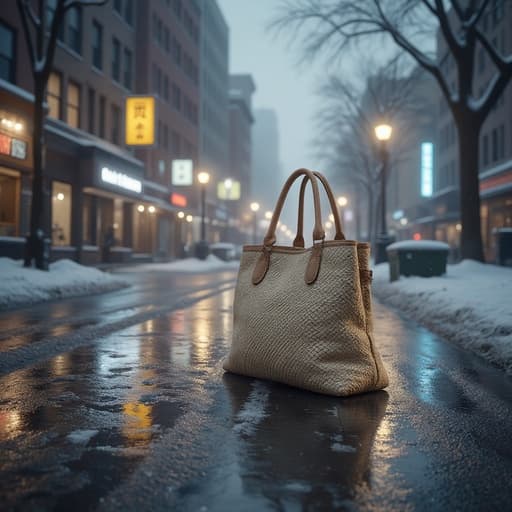 冬の雪景色の通り - 무료 다운로드 가능한 都市の通り