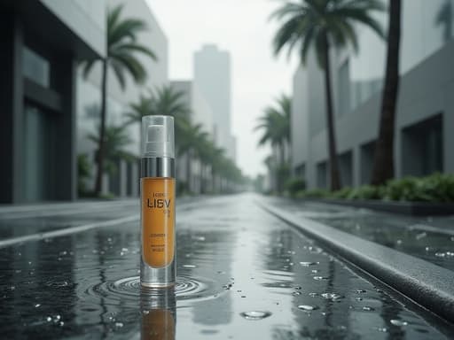 Rain-soaked City Street - 무료 다운로드 가능한 Urban Background