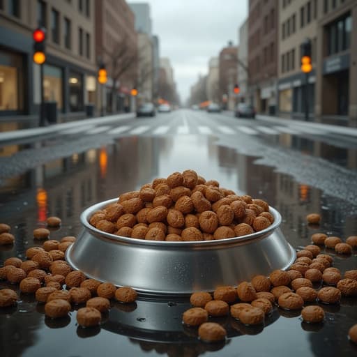 雨の街の通り - 무료 다운로드 가능한 都市の背景