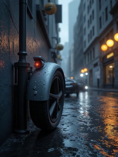 雨の都市の通り - 무료 다운로드 가능한 都市背景