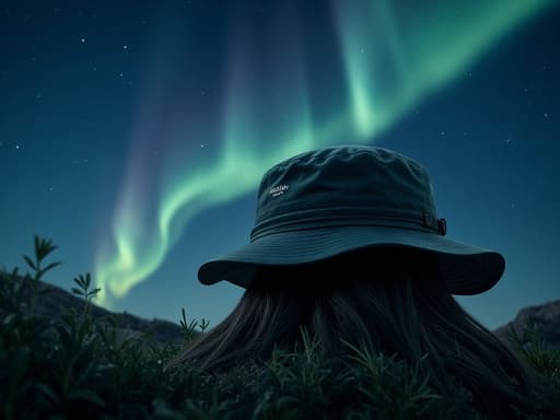 オーロラが照らす夜空 - 무료 다운로드 가능한 自然