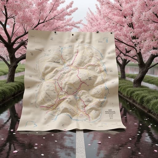 벚꽃길 - 무료 다운로드 가능한 자연 풍경