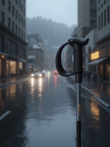비 오는 도시 거리 - 무료 다운로드 가능한 도시 풍경