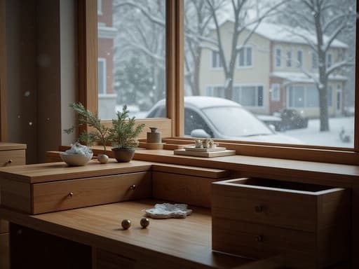 冬の雪の街 - 무료 다운로드 가능한 自然の風景