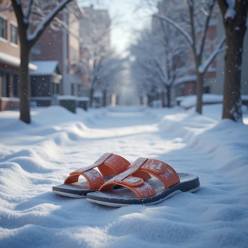 Winter street - 무료 다운로드 가능한 Outdoor scenery