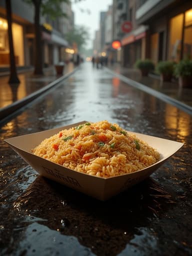Rain-soaked urban street - 무료 다운로드 가능한 Urban landscape