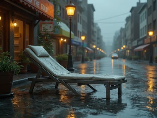 雨の街の通り - 무료 다운로드 가능한 都市環境
