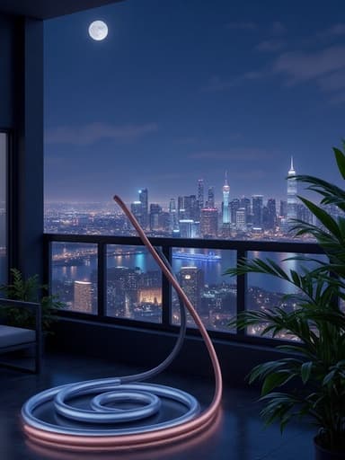 都市のバルコニー - 무료 다운로드 가능한 都市の夜景