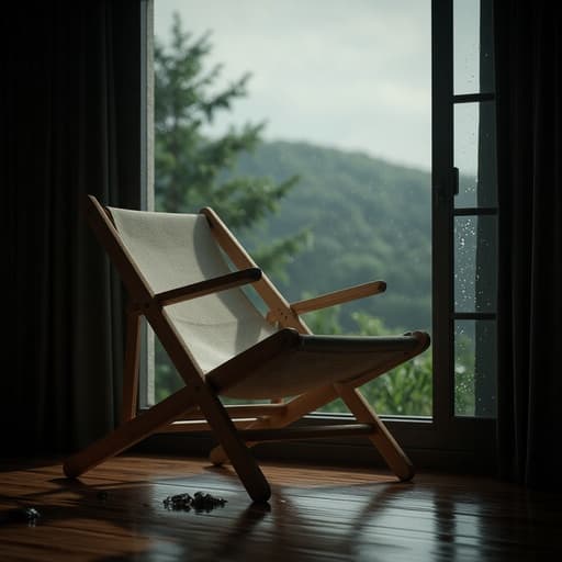 비에 젖은 창문 - 무료 다운로드 가능한 실내 배경