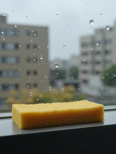 Rain-soaked windowsill - 무료 다운로드 가능한 Urban landscape