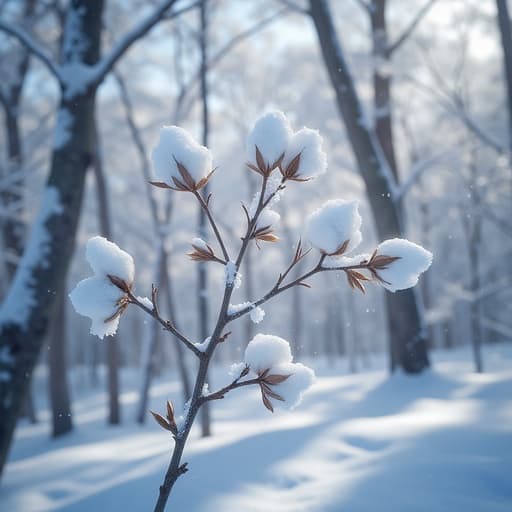 雪に覆われた冬の森 - 무료 다운로드 가능한 自然