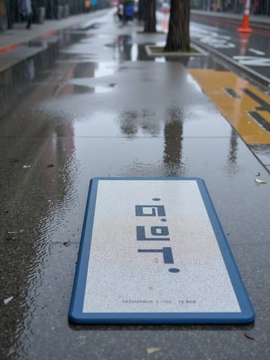 濡れた街路 - 무료 다운로드 가능한 都市風景