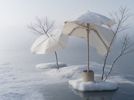氷に覆われた冬のビーチ - 무료 다운로드 가능한 自然の風景