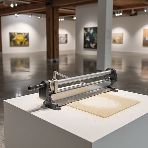 インスタレーション重視のアートギャラリー - 무료 다운로드 가능한 展示スペース