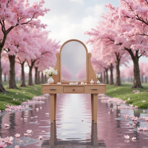 벚꽃 길 - 무료 다운로드 가능한 자연 경관
